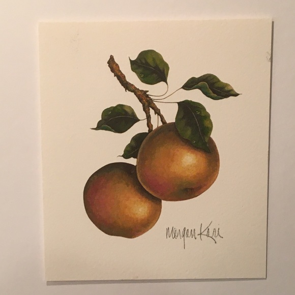 NYISSEKI Asian Pear small Giclee print - Picture 1 of 5